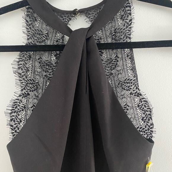 NWT CeCe black lace mini dress size 0 - Picture 4 of 4